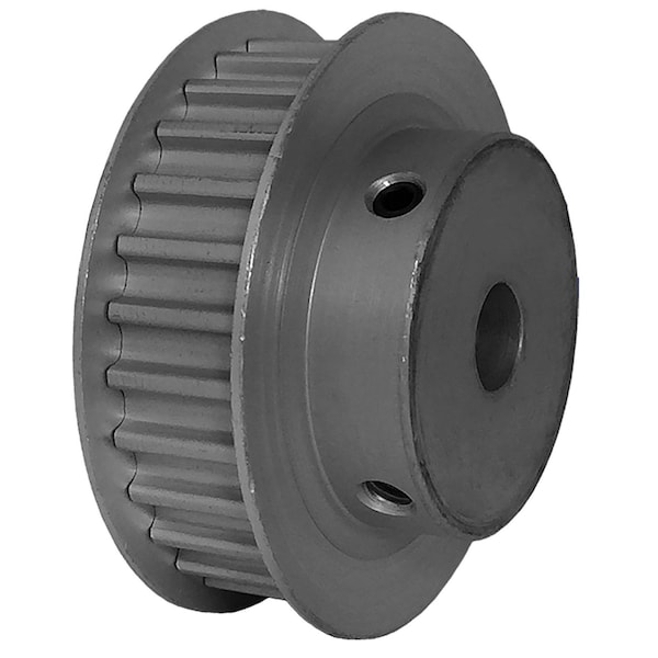 B&B Manufacturing 28-5M09M6FA8, Timing Pulley, Aluminum, Clear Anodized, 28-5M09M6FA8 - main